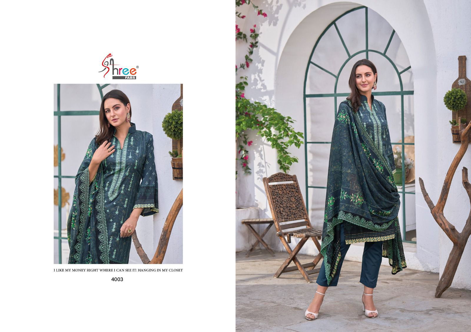 Bin Saeed Lawn Collection Vol 4 By Shree Cotton Salwar Suits Catalog